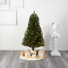 Nearly Natural 5-ft Virginia Fir Artificial Christmas Tree with 200 Clear Lights and 379 Bendable Branches - 4 of 4