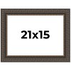 PosterPalooza | Museum Brown Picture Frame - UV Acrylic, Backing Board, Hanging Hardware Included - 2 of 4