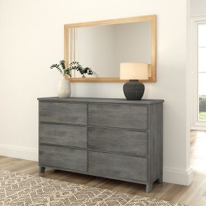 Plank+Beam Solid Wood Farmhouse 6 Drawer Dresser - 1 of 4