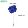 Unique Bargains Wedding Rose Men Suit Boutonnieres Lapel Pin 12 Pcs - 3 of 4