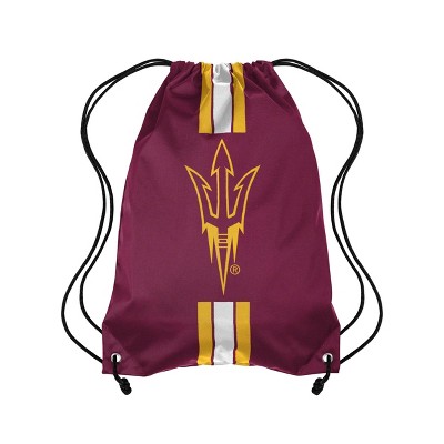NCAA Arizona State Sun Devils Striped Drawstring Bag