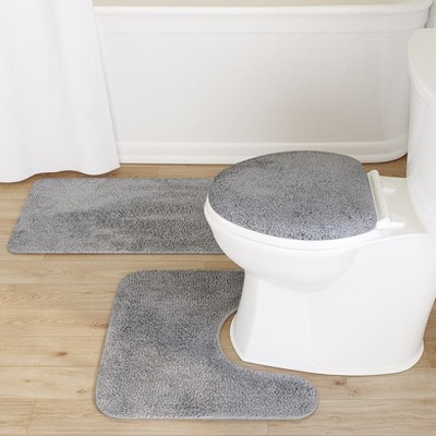 The Lakeside Collection 3-Pc. Bath Rug Set