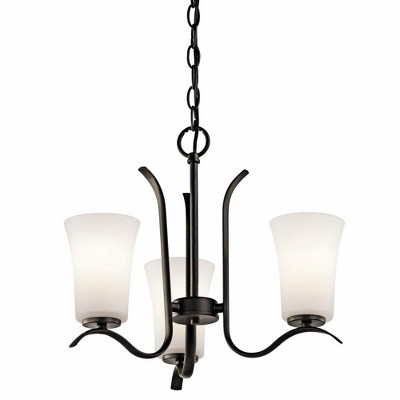 Armida™ 3 Light Mini Chandelier Brushed Nickel