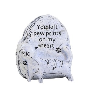 Roman 3.5 Inch Cat Memorial Stone Bereavement Kitty Feline Animal Figurines - 1 of 3