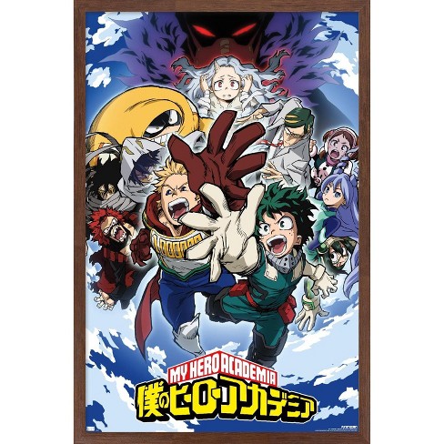 Trends International My Hero Academia: Season 4 - Key Art Framed Wall ...