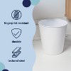 happimess Remi Modern Classic Textured Steel 2-Gallon Wastebasket - 3 of 4