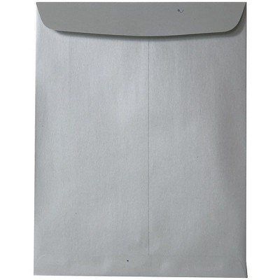 JAM Paper 10 x 13 Open End Catalog Metallic Envelopes Stardream Silver V018324I