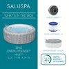 Bestway SaluSpa Bali Smart AirJet Inflatable Hot Tub Round Portable 4 to 6 Person Spa with 140 AirJets, App Control and EnergySense Cover, Grey Rattan - 3 of 4