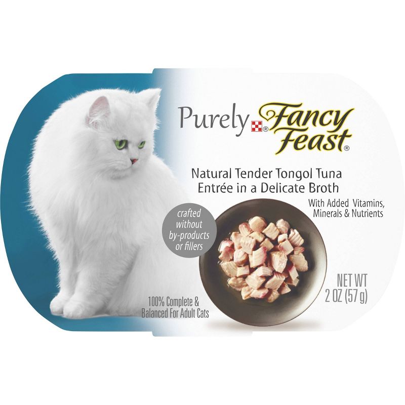 Purina Fancy Feast Natural Flaked Wet Cat Food - 2oz, 1 of 7