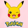 Juniors Womens Pokemon Logo Pikachu Wink T-Shirt - 2 of 4