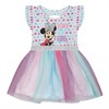 Disney Girl's Minnie Mouse Polka Dot Birthday Girl Dress and Panty Set, Purple, Size 5T - 2 of 4