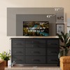 Jojoka Dresser TV Stand, Wide Entertainment Center with 10 Drawers for 55” TV,  Waterproof Wood Top - 4 of 4