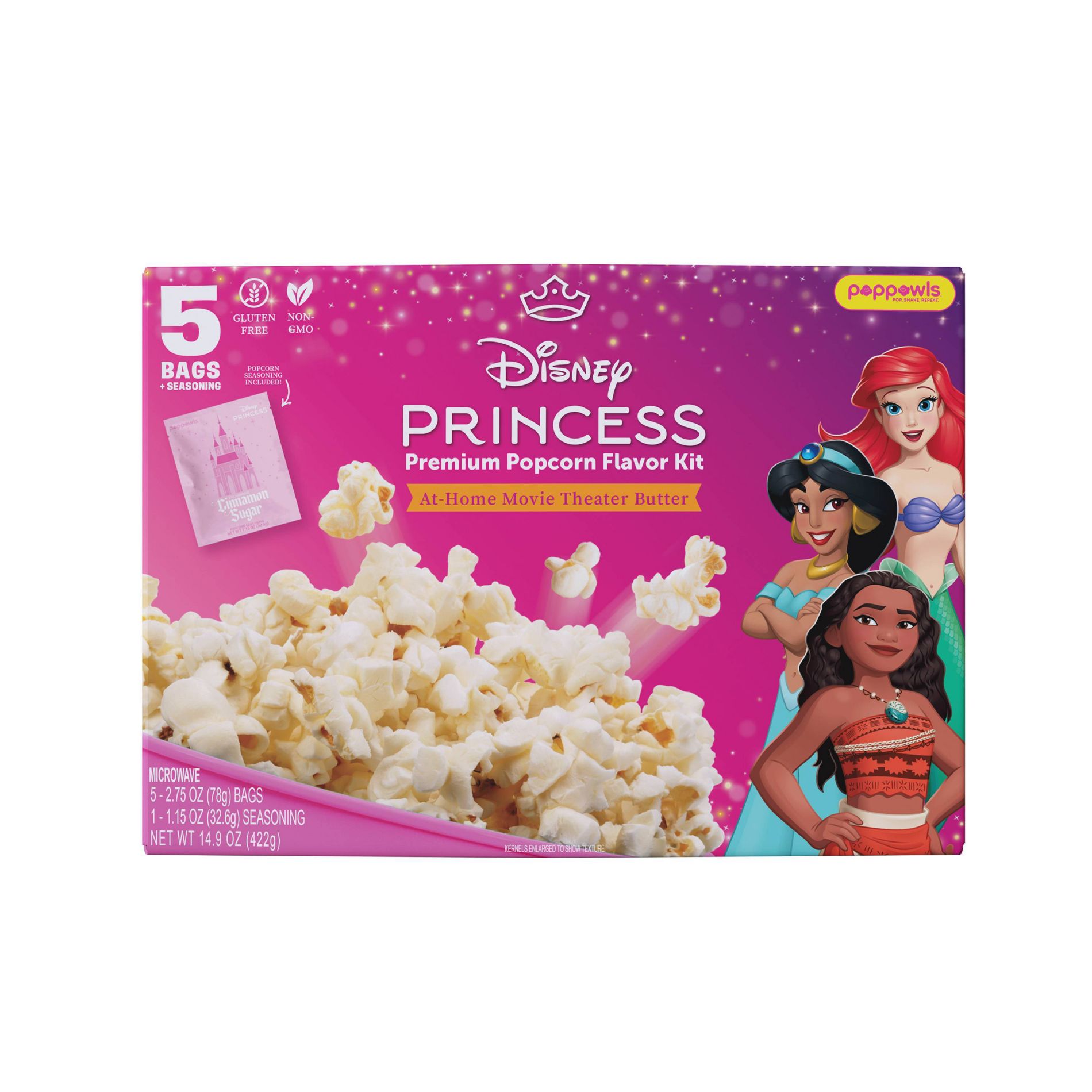 Poppowls Princess Microwave Popcorn - 14.9oz/5ct