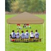 CuisinSmart 10x10 Pop Up Canopy Tent, Outdoor Tent with 3 Adjustable Height, Easy Set Up Canopy with 4 Sandbags & Carrying Bag - 3 of 4