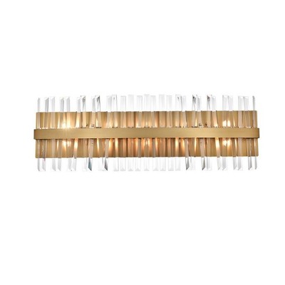 Elegant Lighting Serephina 10 - Light Vanity in  Satin Gold