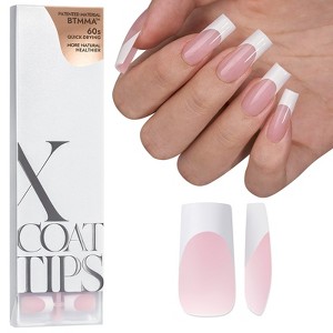 BTArtboxnails XCOATTIPS® White French - Square - 1 of 4