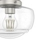Hunter Fans 6.75" Saddle Creek Ceiling Light Brushed Nickel Finish - Iconic Schoolhouse Style for Low Ceilings - 2 of 4