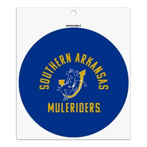 Southern Arkansas University Muleriders Logo Automotive Car Refrigerator Locker Vinyl Circle Magnet - 1 of 4