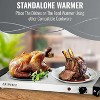 Alpha Living 3x2.5 QT Stainless Steel Electric Food Warmers with Temperature Control for Parties Buffet Premium Catering Supplies - 4 of 4