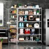 NicBex 82.00" 6-Tier Bookshelf with Adjustable Shelves & Wheels Bookcases for Living Room Home Office - 3 of 4
