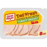 Oscar Mayer Deli Fresh Cracked Black Pepper Turkey Breast Sliced Lunch Meat - 8oz