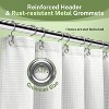 LunaLulinlk Heavyweight Fabric Shower Curtains for Bathroom - 3 of 4