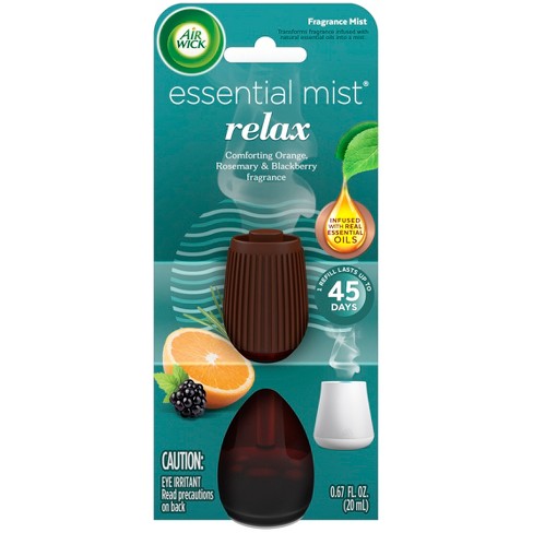 Air Wick Essential Mist 0.67 fl. oz. Mandarin and Sweet Orange Automatic Air  Freshener Refill 98551 - The Home Depot