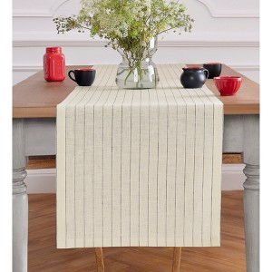 Solino Home Linen Striped Table Runner | Pinstripe - 1 of 4
