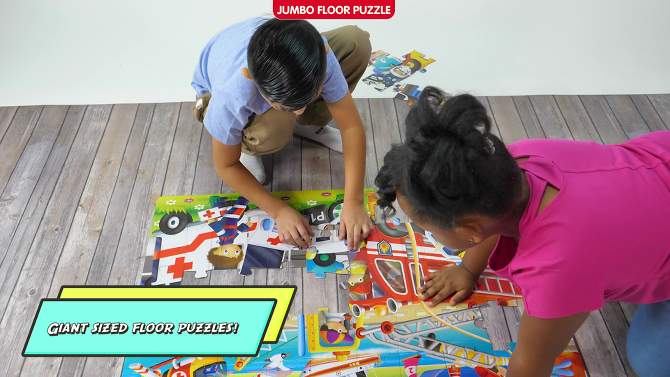 The Learning Journey Jumbo Floor Puzzles Out In Space (50 pieces), 2 of 6, play video