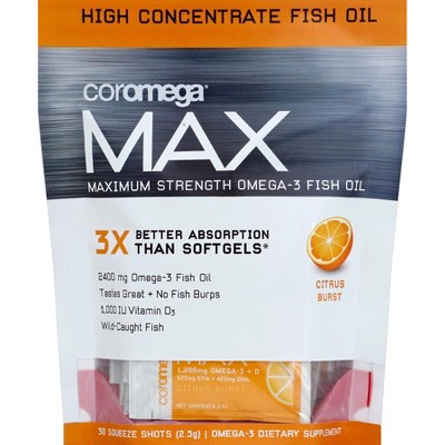 Coromega Omega-3 Fish Oil 30 ea