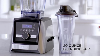 Vitamix Self-Detect Blending Cup, 20 Oz, Black (Base and Blade not included)