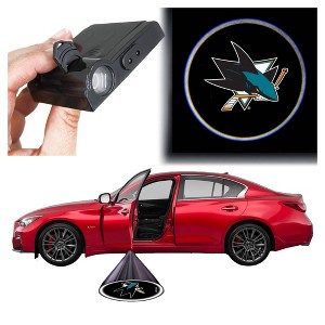 NHL San Jose Sharks LED Car Door Light - 1 of 2