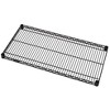 Quantum Storage Systems Wire Shelf, 24"W X 18"D, 600 - 800 Lb. Capacity, Black Epoxy Antimicrobial Finish, Nsf - 2 of 2