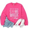 Simply Sage Market Women's Graphic Sweatshirt Snow Somewhere Else - image 3 of 4