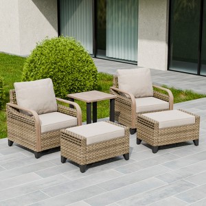 EAGLE PEAK Bistro Table and Chairs, Outdoor Bistro Set - 1 of 4
