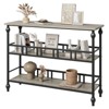 Narrow Console Table for Entryway, 43 Inch Vintage Farmhouse Sofa Side Table - 3 of 4