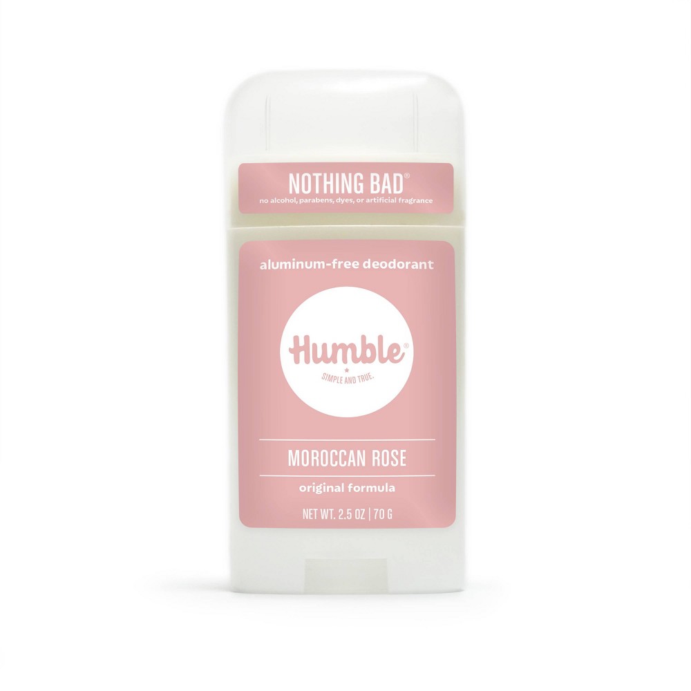 Humble Brands Original Formula Aluminum-Free Deodorant - Moroccan Rose - 2.5oz