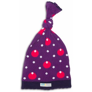 Pavilion Gift Company - Purple Hippo - One Size Fits All Baby Hat - Hats - 1 of 4