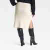 Women's Midi Sweater Pencil Skirt - Ava & Viv™ - 2 of 3