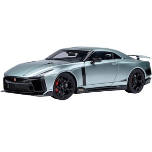 Nissan GT-R50 By ItalDesign Green Metallic and Black 1/18 Model Car by Autoart - 1 of 4