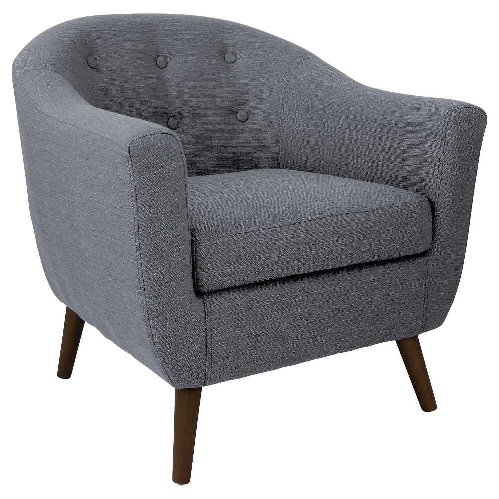 UPC 681144457525 product image for Rockwell Accent Chair Dark Gray - LumiSource | upcitemdb.com