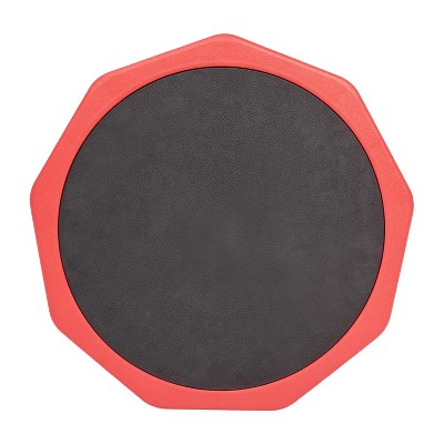 Red Adjustable Height Kids Active Learning Stool with Rubber Seat