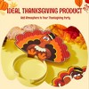 SYNCFUN 16 Pcs Thanksgiving Turkey Headbands and Glasses Frame for Thanksgiving Party Favors Accessories(One Size Fits All) - 3 of 4