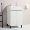Gulches Elegant Compact Bathroom Vanity, White, 20" - Modern Design, Storage-Friendly - 4 of 4