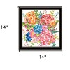 HomeRoots Spring Floral Black Framed Print Wall Art - 3 of 4