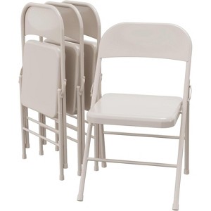 homfan  Meta lFolding Chairs Portable Kitchen Chair Foldable ，350lb Weight - 1 of 4