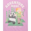 Seven Times Six Minecraft T-Shirt Girls' Adventure Mode Pixel Design Tee - 2 of 4