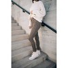 Women's Corduroy High Rise Skinny Pants - Olive and Paix - 2 of 3