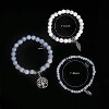 Beaded Natural Stone Stretch Chakra Bracelets Tree of Life Bracelet Jewelry Gifts for Women - 3 of 4