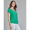 Jones New York Drop Shoulder V-Neck Tee - 2 of 3